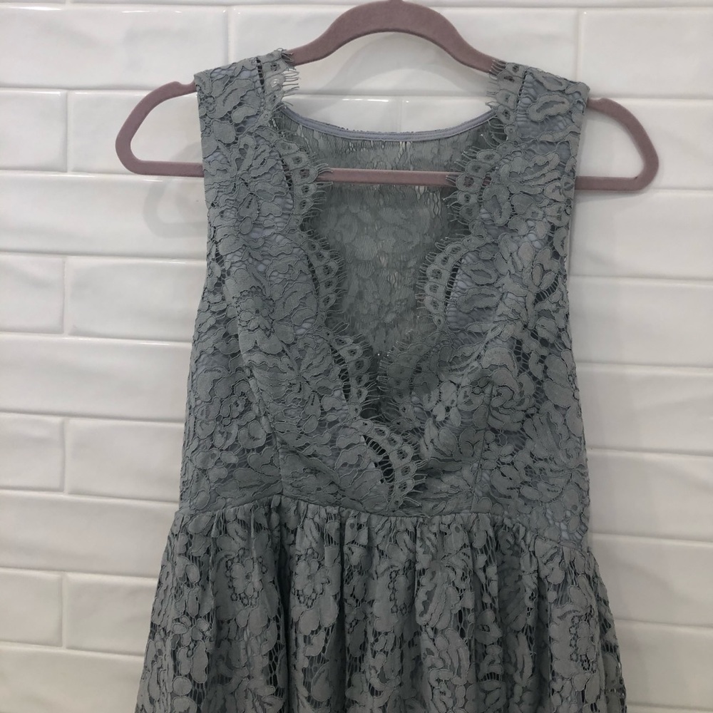 Lauren Vintage Blue Skater Dress - Picture 6 of 8